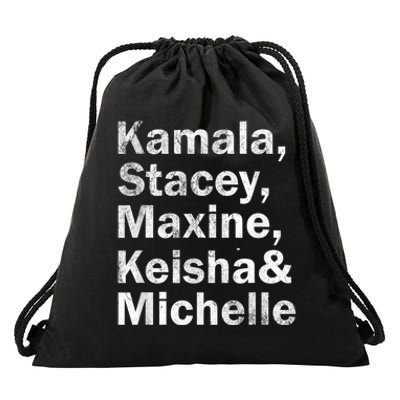 Kamala Stacey Maxine Keisha And Michelle Drawstring Bag