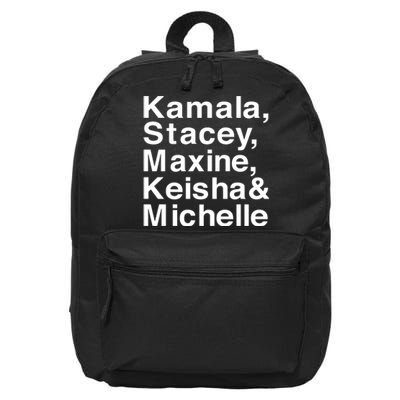 Kamala Stacey Maxine Keisha & Michelle 16 in Basic Backpack