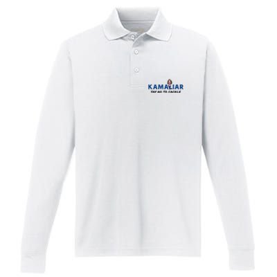 Kamaliar Say No To Cackle Hard Pass On Kamala Harris Performance Long Sleeve Polo