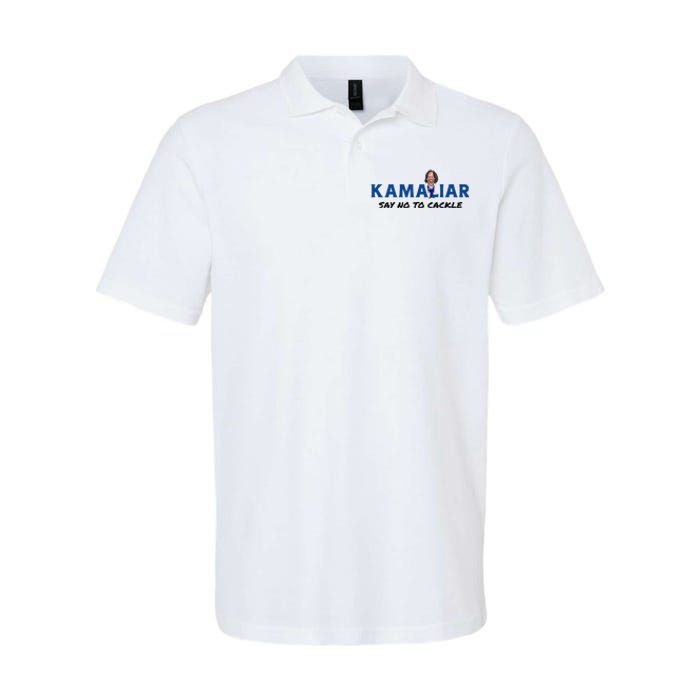 Kamaliar Say No To Cackle Hard Pass On Kamala Harris Softstyle Adult Sport Polo