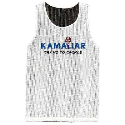 Kamaliar Say No To Cackle Hard Pass On Kamala Harris Mesh Reversible Basketball Jersey Tank