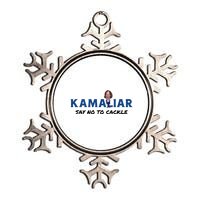 Kamaliar Say No To Cackle Hard Pass On Kamala Harris Metallic Star Ornament