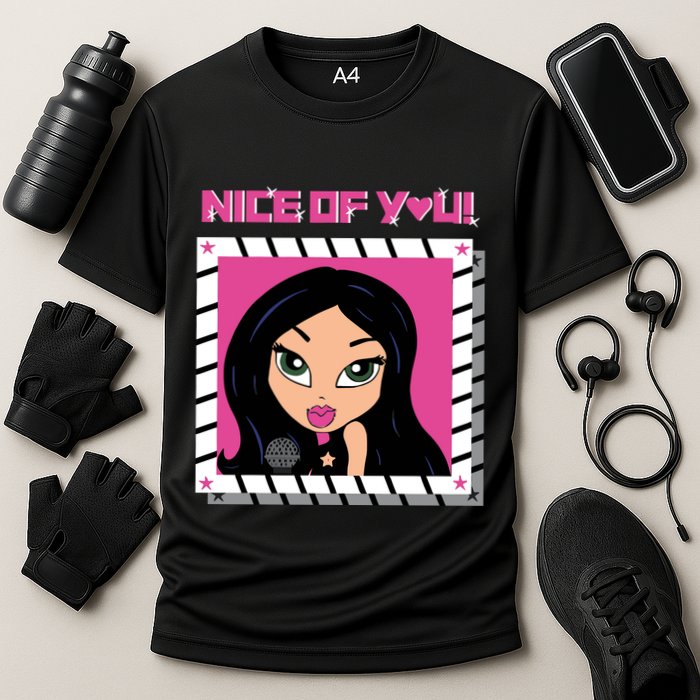 Katrina Stuart Nice Of You Closeup Cooling Performance Crew T-Shirt
