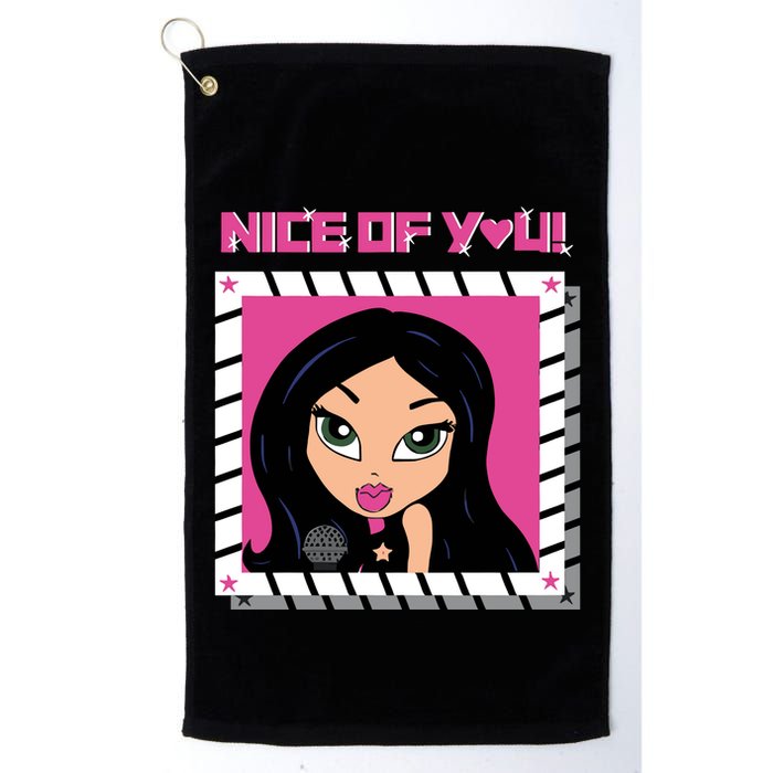 Katrina Stuart Nice Of You Closeup Golf Towel