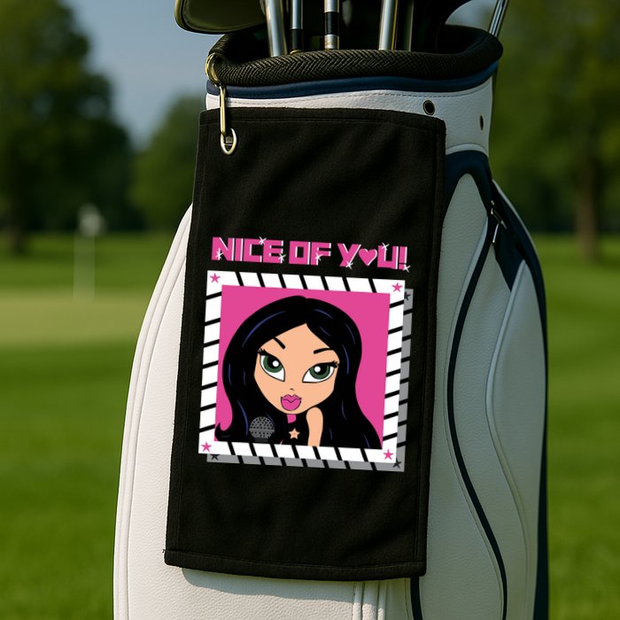 Katrina Stuart Nice Of You Closeup Golf Towel