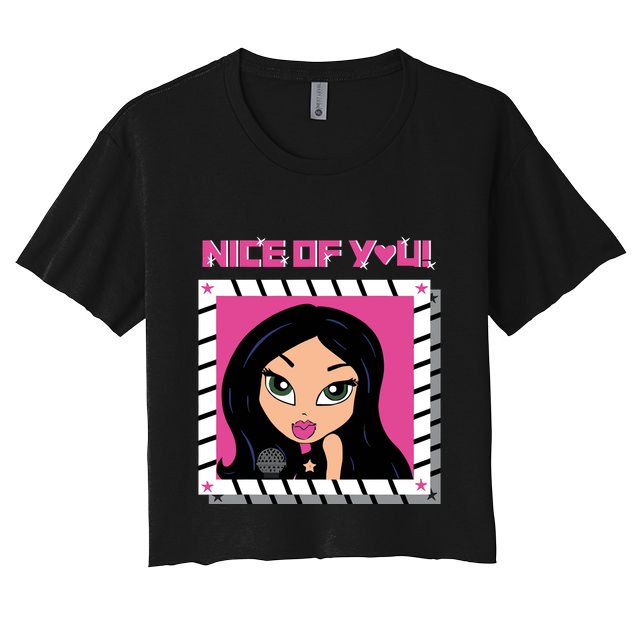 Katrina Stuart Nice Of You Closeup Crop Top