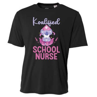 Koalified School Nurse Cooling Performance Crew T-Shirt