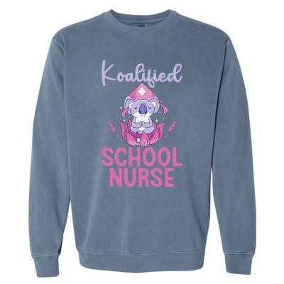 Koalified School Nurse Garment-Dyed Sweatshirt