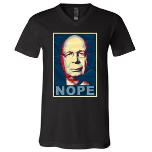 Klaus Schwab Nope V-Neck T-Shirt