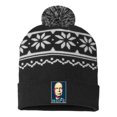 Klaus Schwab Nope USA-Made Snowflake Beanie