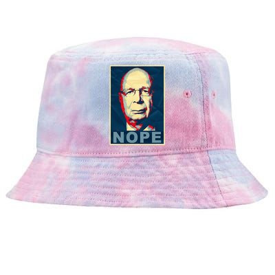 Klaus Schwab Nope Tie-Dyed Bucket Hat