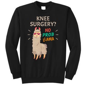 Knee Surgery No Probllama Knee Replacement Recovery Gift Sweatshirt