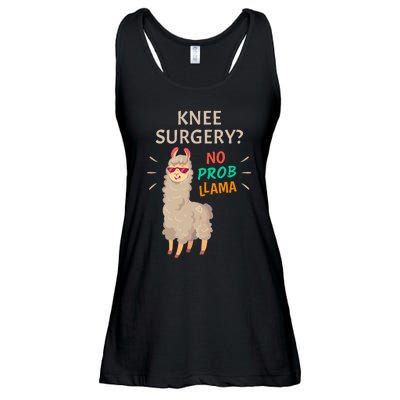 Knee Surgery No Probllama Knee Replacement Recovery Gift Ladies Essential Flowy Tank