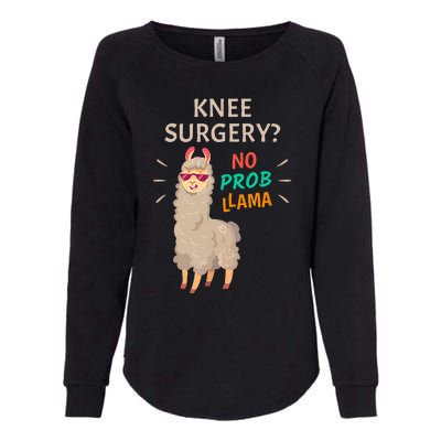 Knee Surgery No Probllama Knee Replacement Recovery Gift Womens California Wash Sweatshirt