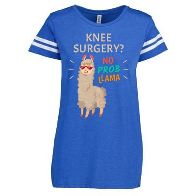 Knee Surgery No Probllama Knee Replacement Recovery Gift Enza Ladies Jersey Football T-Shirt