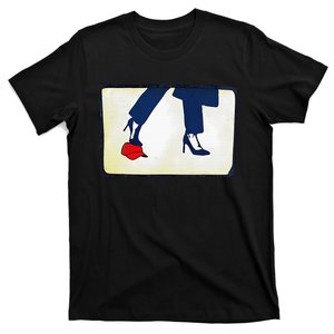 Kamala Stepping On Red Hat Funny Kamala Harris Trump 2024 T-Shirt