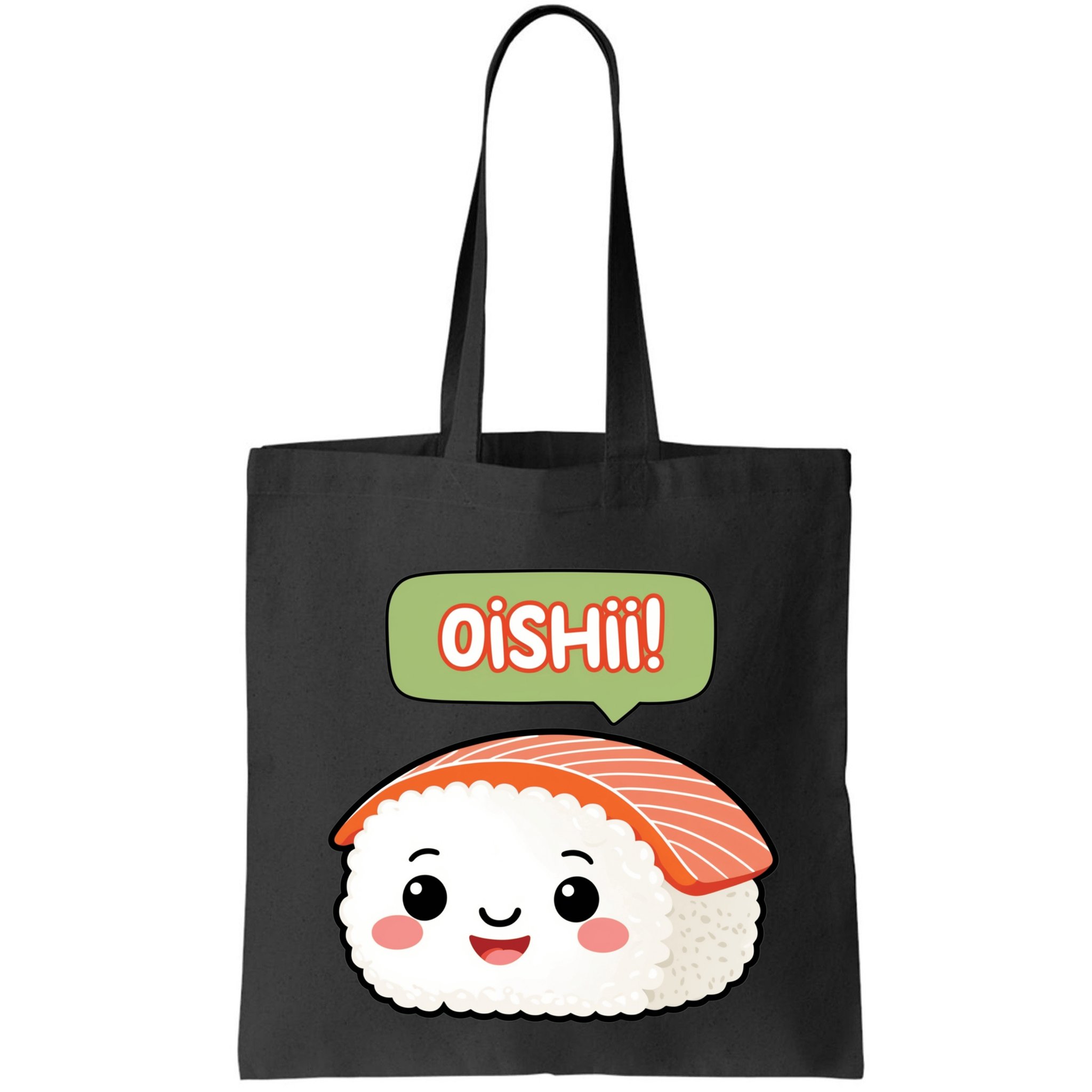 Kawaii Sushi Oishii! Cute Food Illustration Bag