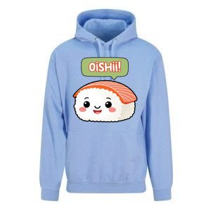 Kawaii Sushi Oishii! Cute Food Illustration Unisex Surf Hoodie