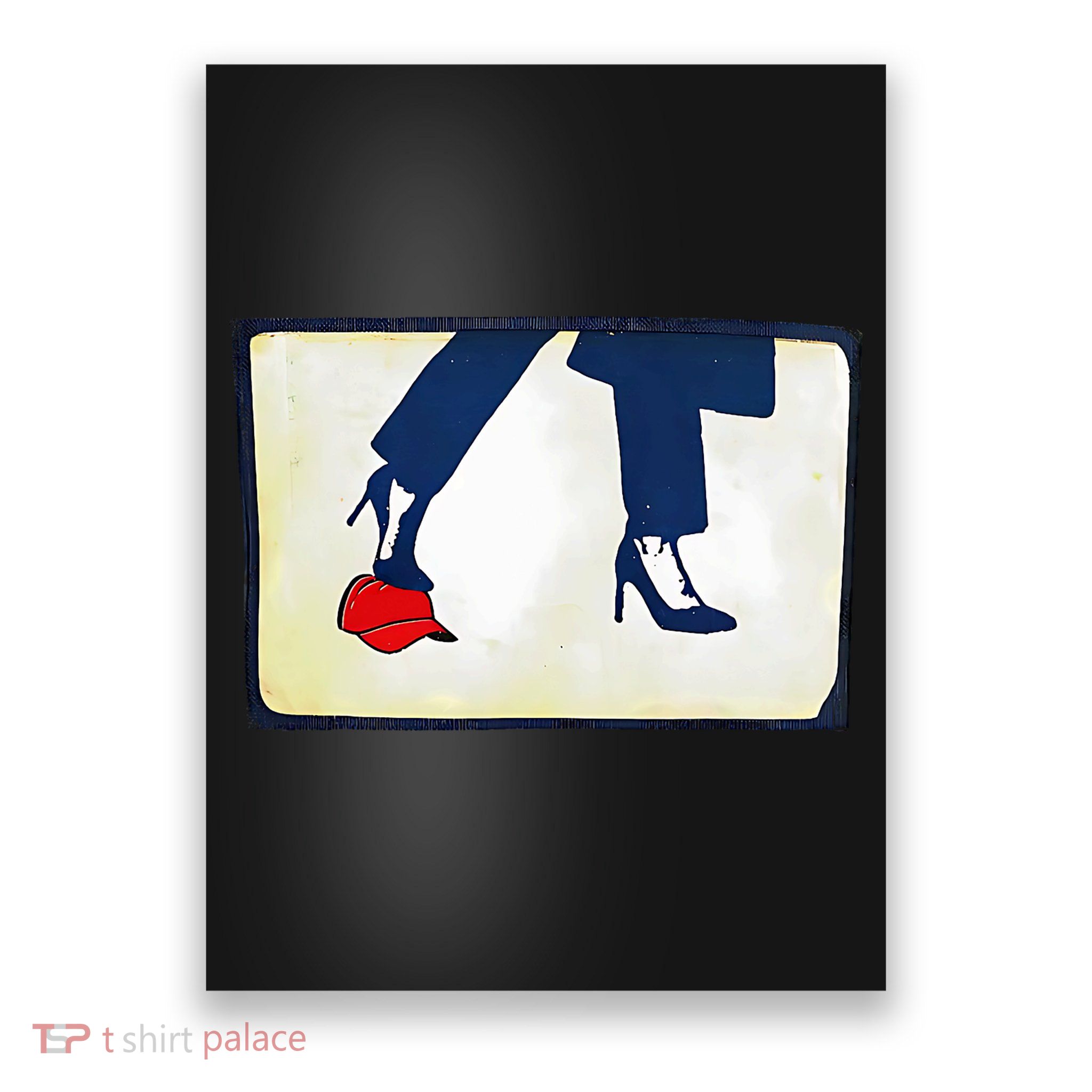 Kamala Stepping On Red Hat Funny Kamala Harris Trump 2024 Poster