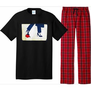 Kamala Stepping On Red Hat Funny Kamala Harris Trump 2024 Pajama Set