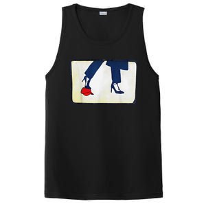 Kamala Stepping On Red Hat Funny Kamala Harris Trump 2024 PosiCharge Competitor Tank