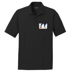 Kamala Stepping On Red Hat Funny Kamala Harris Trump 2024 PosiCharge RacerMesh Polo