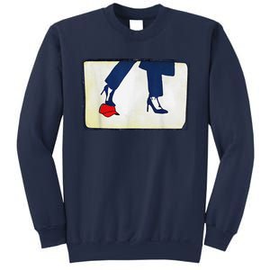 Kamala Stepping On Red Hat Funny Kamala Harris Trump 2024 Sweatshirt