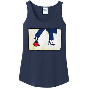 Kamala Stepping On Red Hat Funny Kamala Harris Trump 2024 Ladies Essential Tank