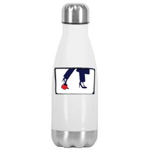 Kamala Stepping On Red Hat Funny Kamala Harris Trump 2024 Stainless Steel Insulated Water Bottle