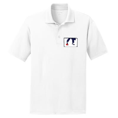 Kamala Stepping On Red Hat Funny Kamala Harris Trump 2024 PosiCharge RacerMesh Polo