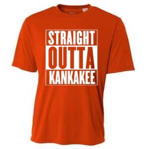 Kankakee Straight Outta Kankakee Gift Cooling Performance Crew T-Shirt