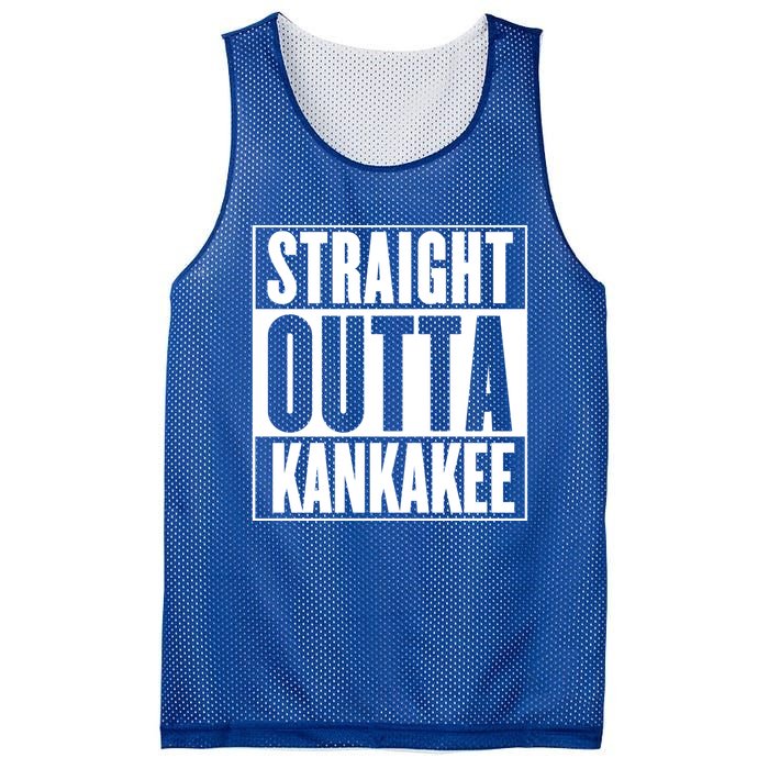 Kankakee Straight Outta Kankakee Gift Mesh Reversible Basketball Jersey Tank