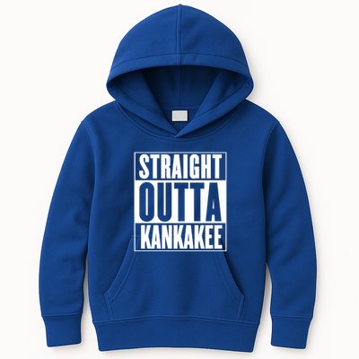 Kankakee Straight Outta Kankakee Gift Kids Hoodie
