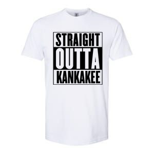 Kankakee Straight Outta Kankakee Gift Softstyle CVC T-Shirt