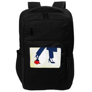 Kamala Stepping On Red Hat Funny Kamala Harris Trump 2024 Gift Impact Tech Backpack