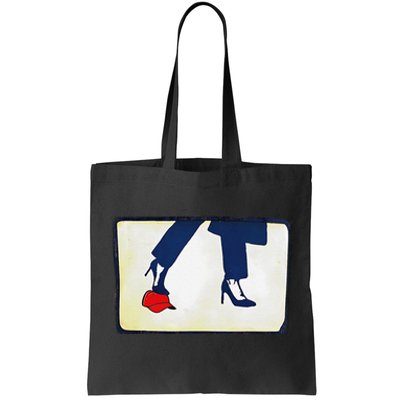 Kamala Stepping On Red Hat Funny Kamala Harris Trump 2024 Gift Tote Bag