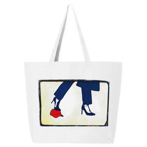 Kamala Stepping On Red Hat Funny Kamala Harris Trump 2024 Gift 25L Jumbo Tote