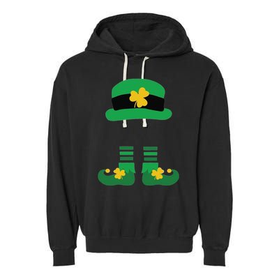 Kid Saint Patrick's Day Personalized Shirt Leprechaun Stockings And Hat Garment-Dyed Fleece Hoodie