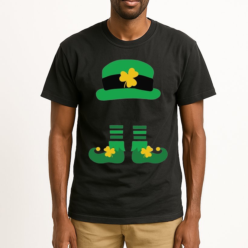 Kid Saint Patrick's Day Personalized Shirt Leprechaun Stockings And Hat Tall T-Shirt