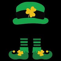 Kid Saint Patrick's Day Personalized Shirt Leprechaun Stockings And Hat Backpack