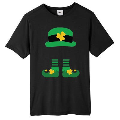 Kid Saint Patrick's Day Personalized Shirt Leprechaun Stockings And Hat Tall Fusion ChromaSoft Performance T-Shirt