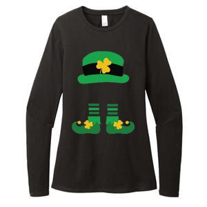 Kid Saint Patrick's Day Personalized Shirt Leprechaun Stockings And Hat Womens CVC Long Sleeve Shirt