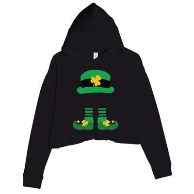 Kid Saint Patrick's Day Personalized Shirt Leprechaun Stockings And Hat Crop Fleece Hoodie