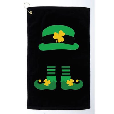 Kid Saint Patrick's Day Personalized Shirt Leprechaun Stockings And Hat Golf Towel