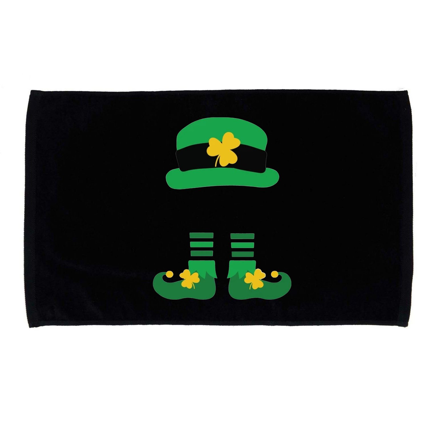 Kid Saint Patrick's Day Personalized Shirt Leprechaun Stockings And Hat Microfiber Hand Towel