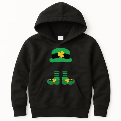 Kid Saint Patrick's Day Personalized Shirt Leprechaun Stockings And Hat Kids Hoodie