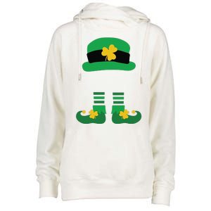 Kid Saint Patrick's Day Personalized Shirt Leprechaun Stockings And Hat Womens Funnel Neck Pullover Hood