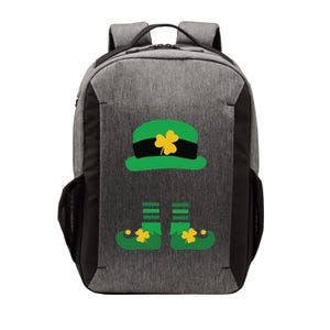 Kid Saint Patrick's Day Personalized Shirt Leprechaun Stockings And Hat Vector Backpack