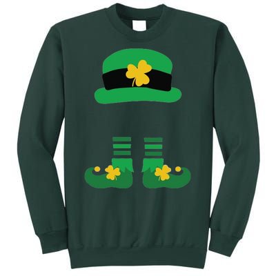 Kid Saint Patrick's Day Personalized Shirt Leprechaun Stockings And Hat Sweatshirt