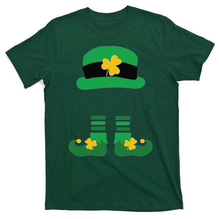 Kid Saint Patrick's Day Personalized Shirt Leprechaun Stockings And Hat T-Shirt